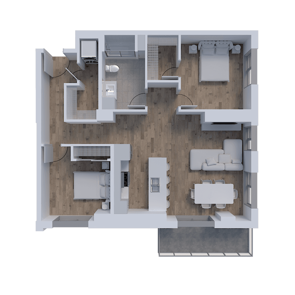 Voir le plan — Type B2 Inv · Phase 2