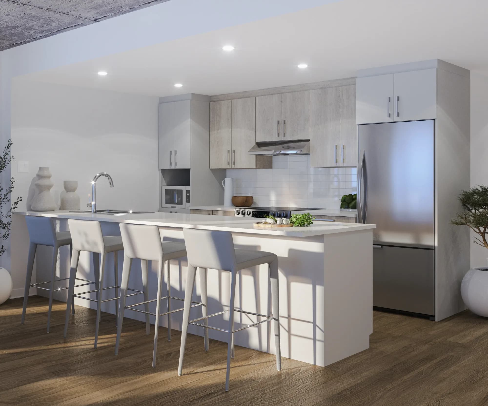 Kitchen of a Liveo unit